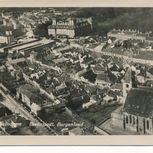 AK aus Eisenstadt Fliegeraufnahme Mehrbildkarte Brugenland (7512)