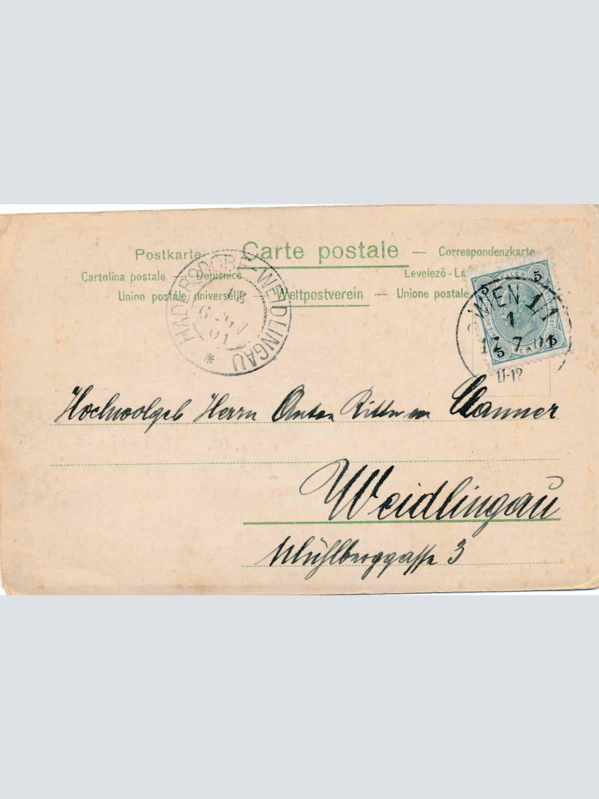 AK gruss aus Wien Neues Burgthor (7540)