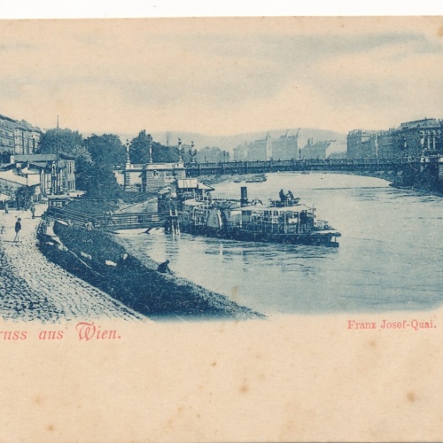 AK aus Wien Franz Josef Quai (7545)