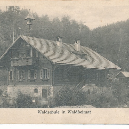 AK aus Krieglach mit Peter Roseggers Waldschule Steiermark (8038)