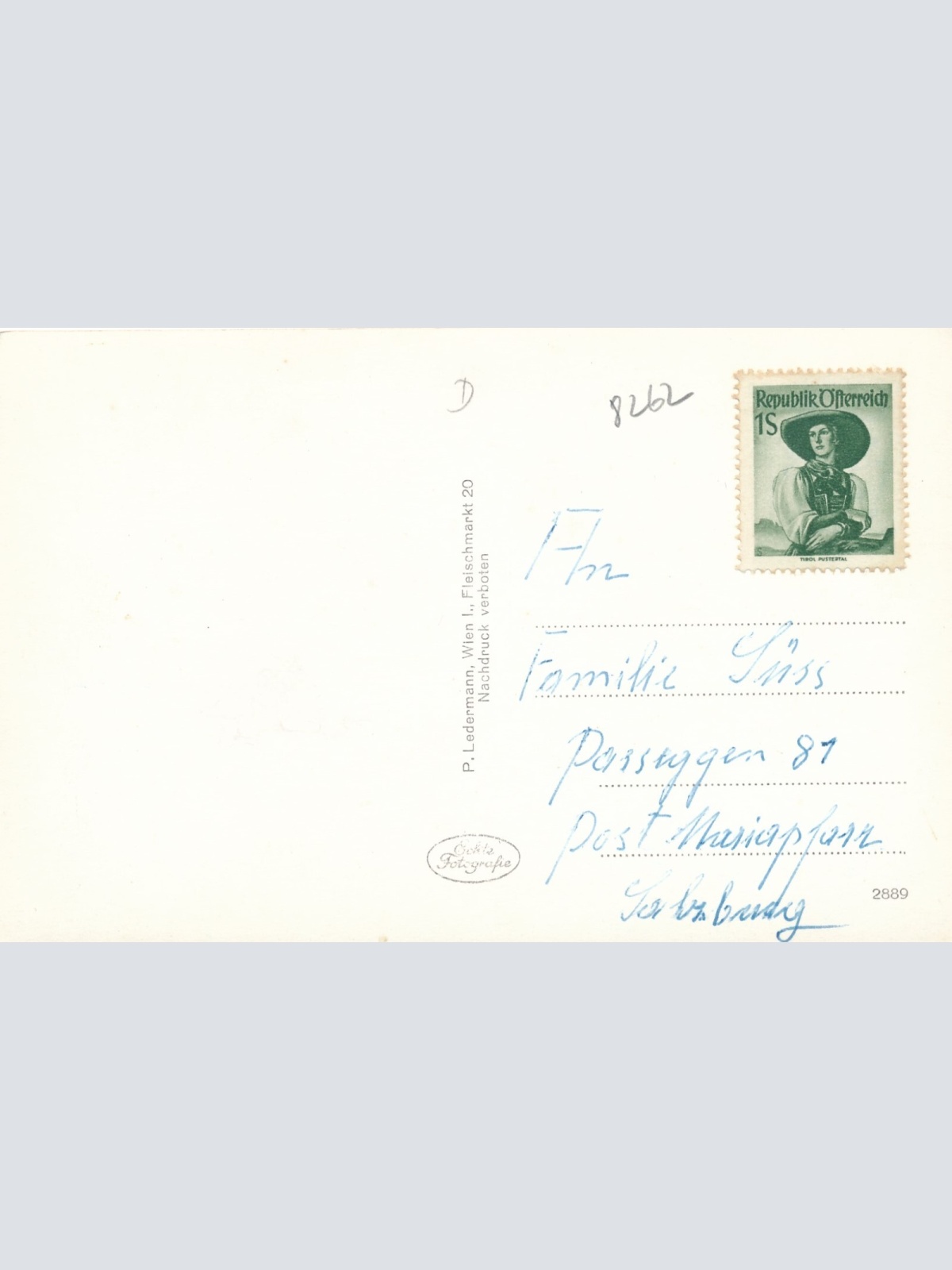 AK aus Mitterdorf mit Schloss Pichl Steiermark (8047)