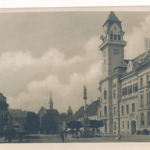 AK aus Leibnitz Marktplatz Steiermark (8069)