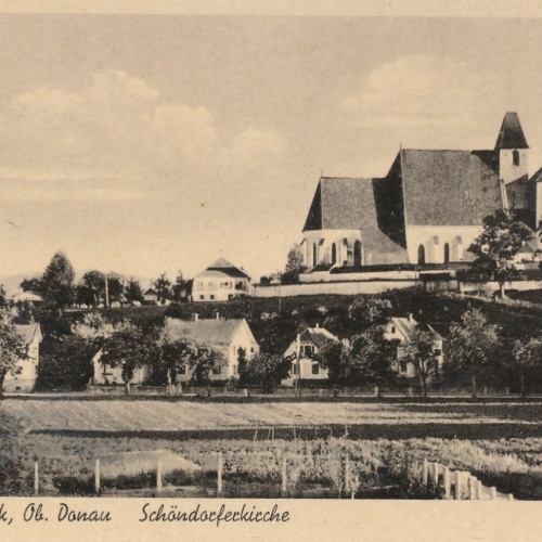 AK aus Vöcklabruck mit Schöndorferkirche Oberösterreich (7987)