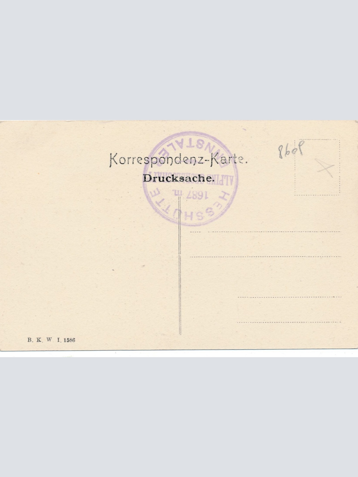 AK vom Gesäuse. Wolfbauer mit Wasserfall Steiermark (8014)