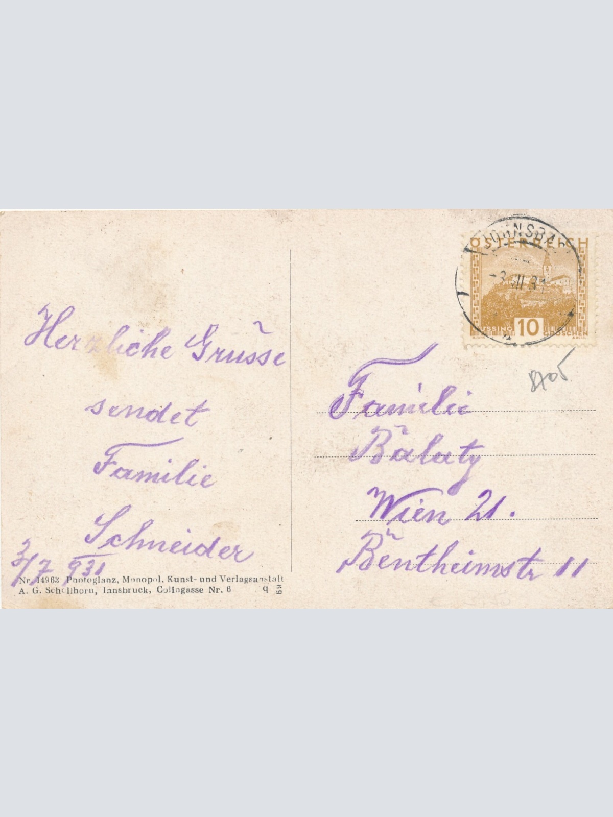 AK aus Johnsbach im Gesäuse Steiermark (8002)