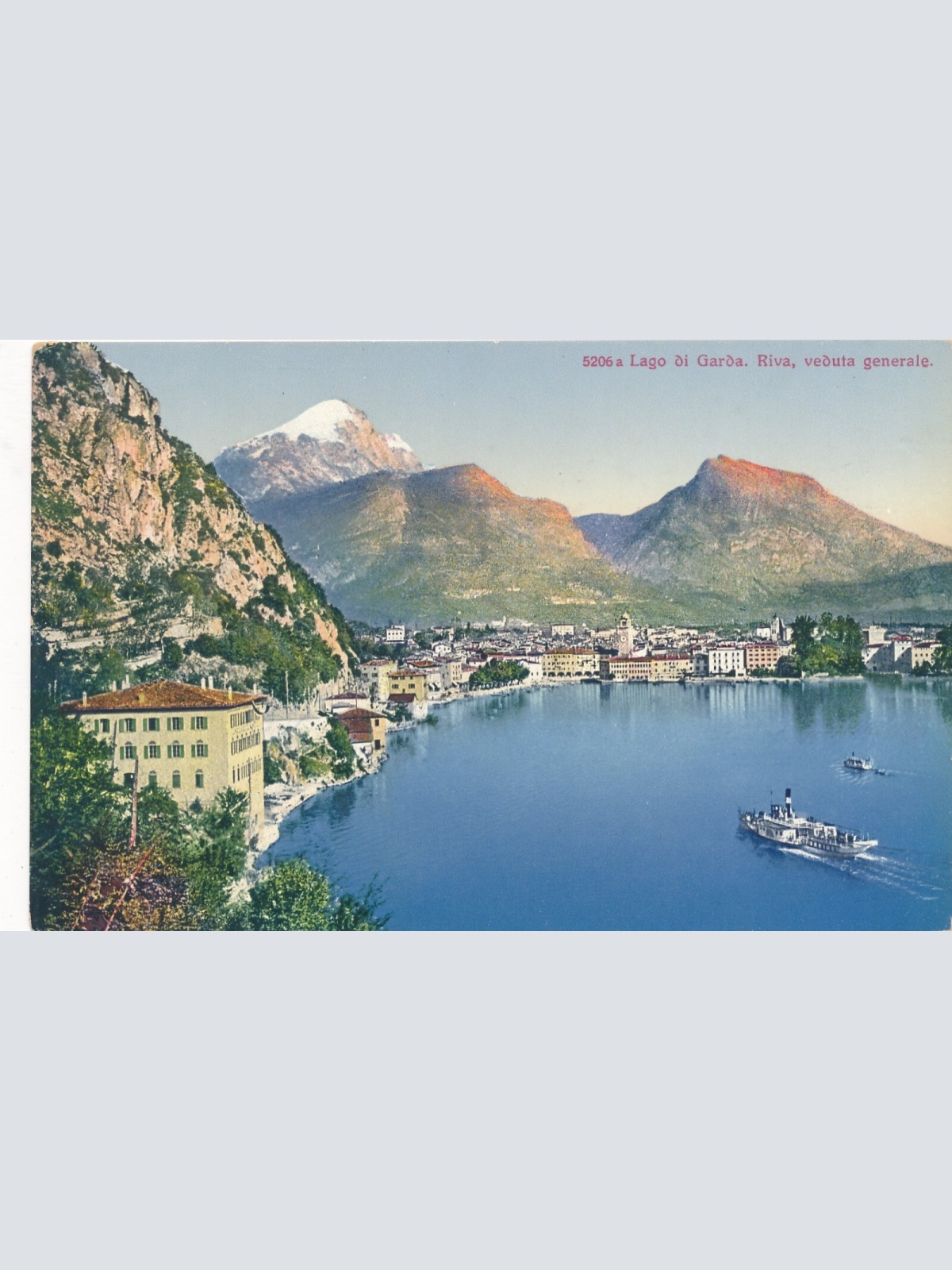 AK aus Lago di Garda Riva veduta generale Italien (7564)