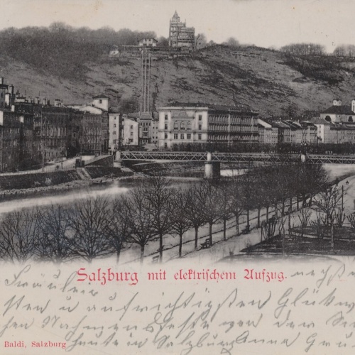 AK aus Salzburg mit Elektrischen Aufzug (7791)