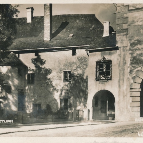 AK aus Wels beim Lederturm Oberösterreich (7775)