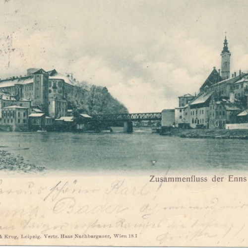 AK aus Steyr mit Enns Oberösterreich (7776)