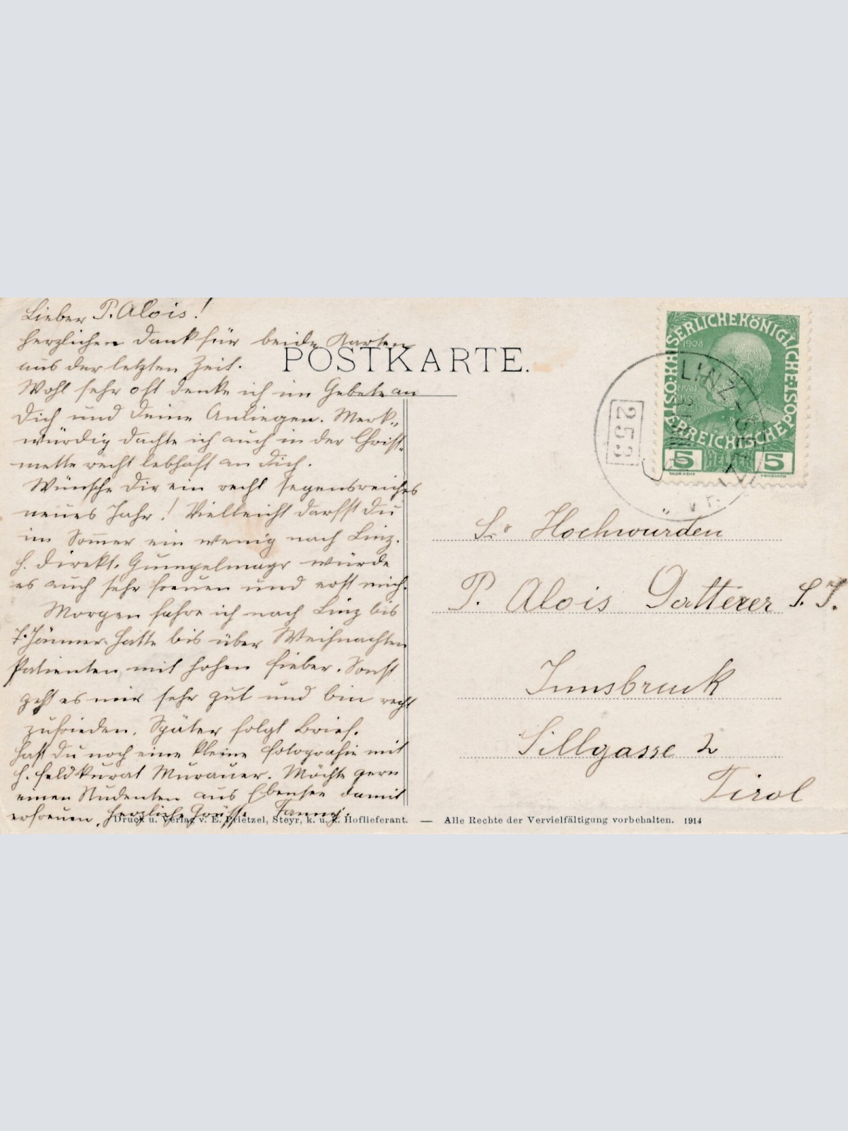 AK aus Schlierbach mit Stift Oberösterreich Ansichtskarte (8209)