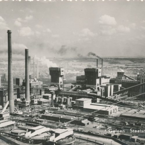 AK aus Geleen Staatsmijn Maurits Fabrik Niederlande (6513)