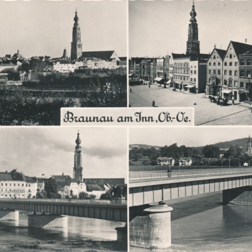 AK aus Braunau am Inn Mehrbildkarte Oberösterreich Ansichtskarte (8221)
