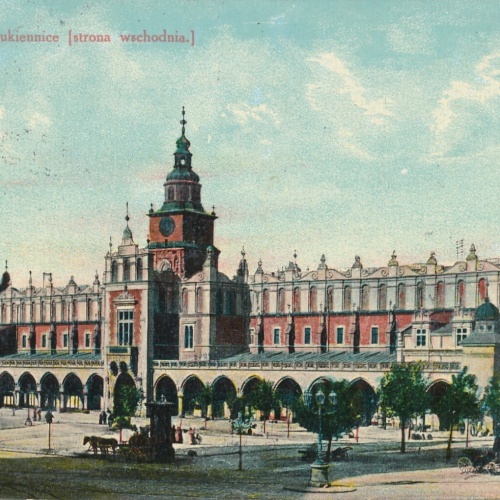 AK aus Krakau - Krakow Sukiennice Polen Ansichtskarte (8240)