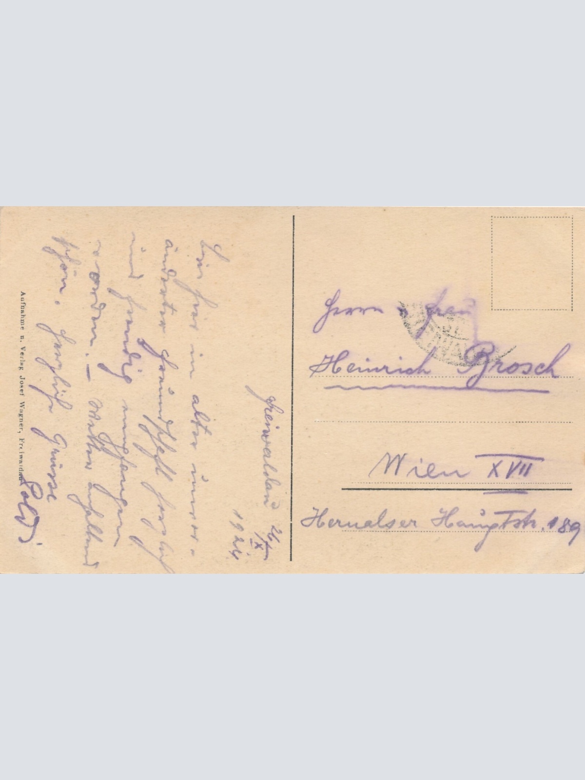 AK aus Freiwaldau Schlesien Tschechoslowakei Ansichtskarte (8241)