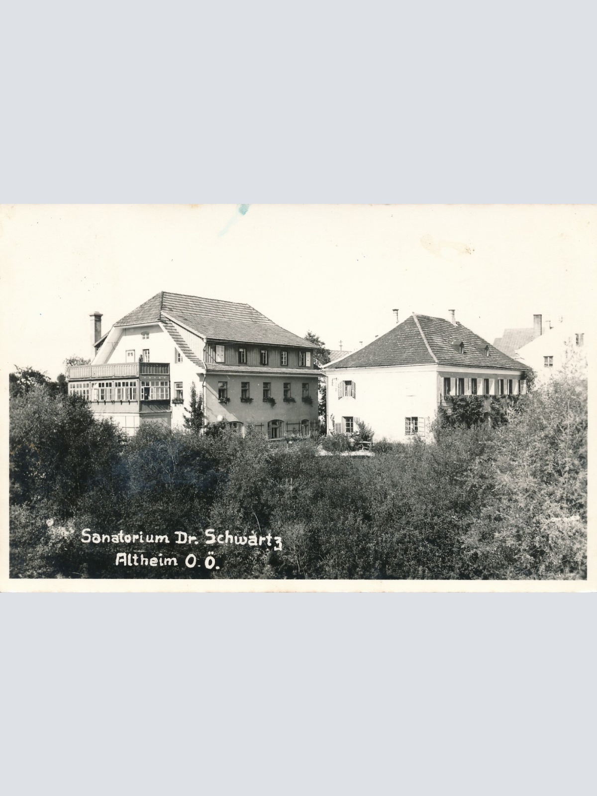 AK aus Altheim Sanatorium Dr.Schwartz Oberösterreich Ansichtskarte (8222)