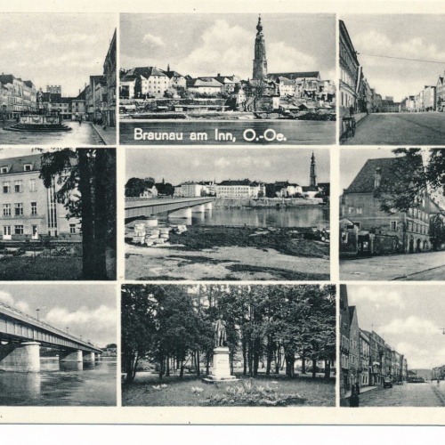 AK aus Braunau am Inn Mehrbildkarte Oberösterreich Ansichtskarte (8225)