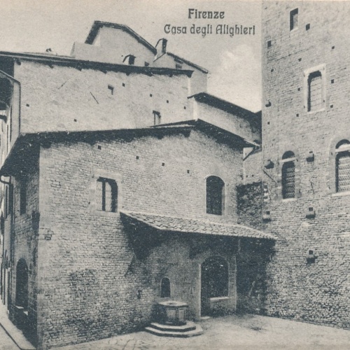 AK aus Firenze Casa degli Alighieri Ansichtskarte Italien (8138)