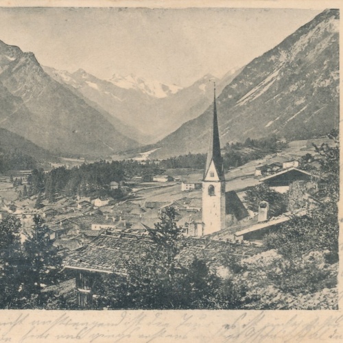 AK vom Schnitzthal Tirol Ansichtskarte (8315)