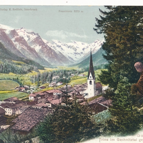 AK aus Tirol Trins im Gschnitztal Ansichtskarte (8305)