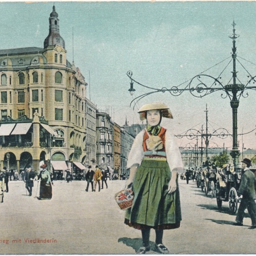 AK aus Hamburg Jungfernstieg Ansichtskarte (8264)