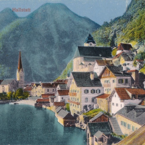 AK aus Hallstatt Oberösterreich Ansichtskarte (8268)