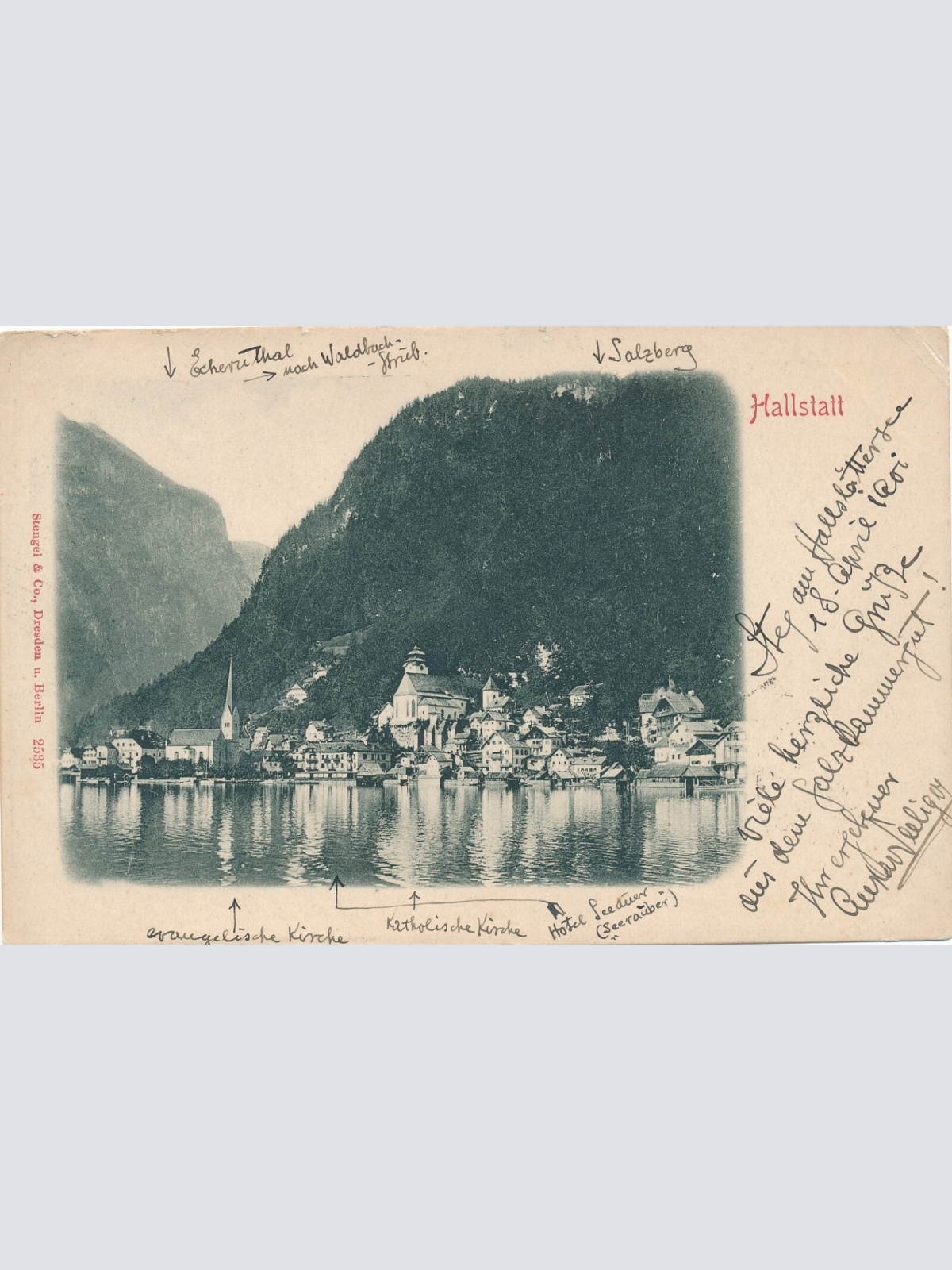 AK aus Hallstatt Oberösterreich Ansichtskarte (8271)