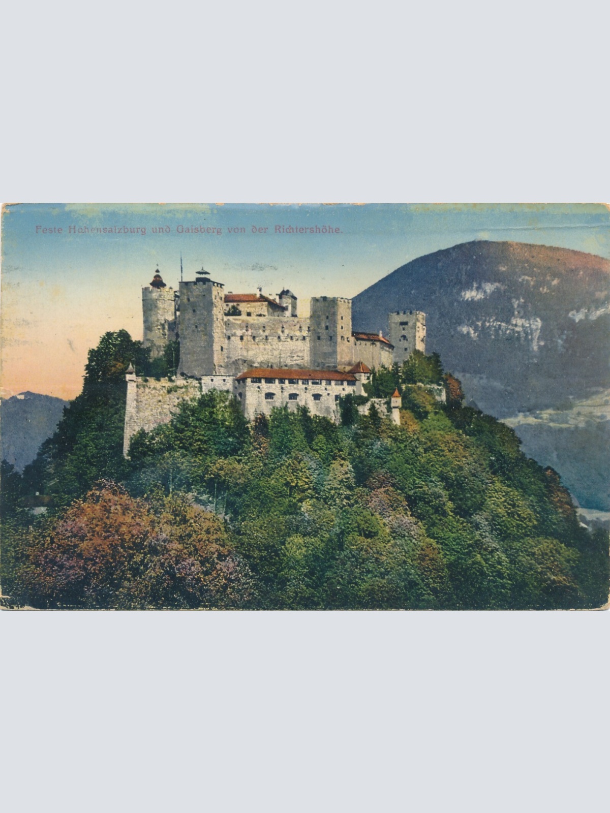AK aus von der Feste Hohensalzburg Salzburg Ansichtskarte (8297)