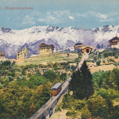 AK aus Innsbruck mit Hungerburgbahn Tirol Ansichtskarte (8086)