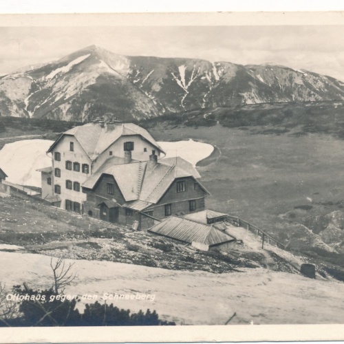 AK von der Rax Alpe mit Ottohaus Niederösterreich Ansichtskarte (8088)