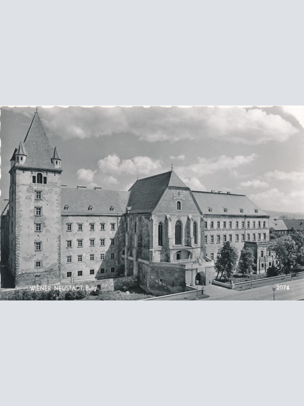 AK aus Wiener Neustadt mit Burg Niederösterreich Ansichtskarte (8105)