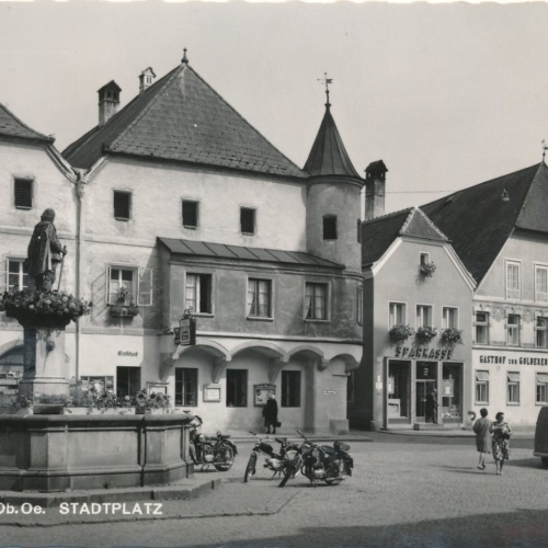 AK aus Grein an der Donau Stadtplatz Oberösterreich Ansichtskarte (8520)