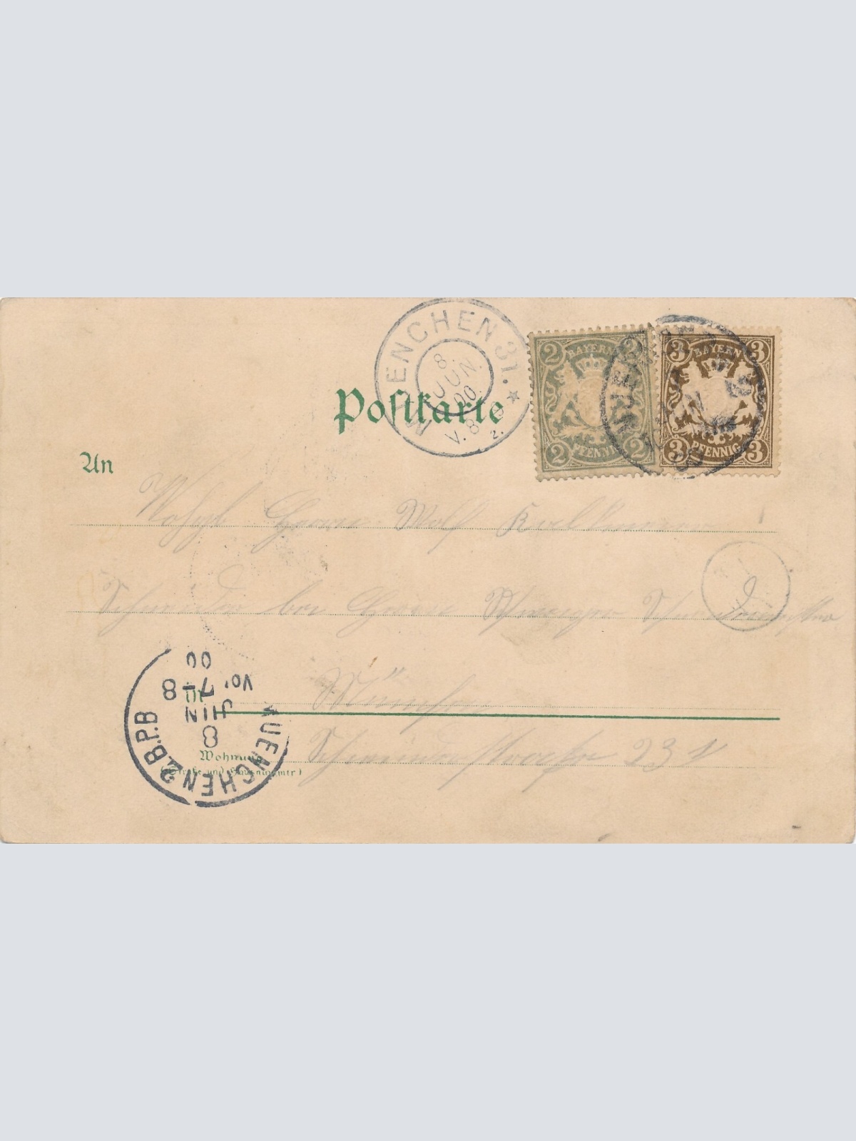Litho - Karte gruss aus Nürnberg Bayern (6599)