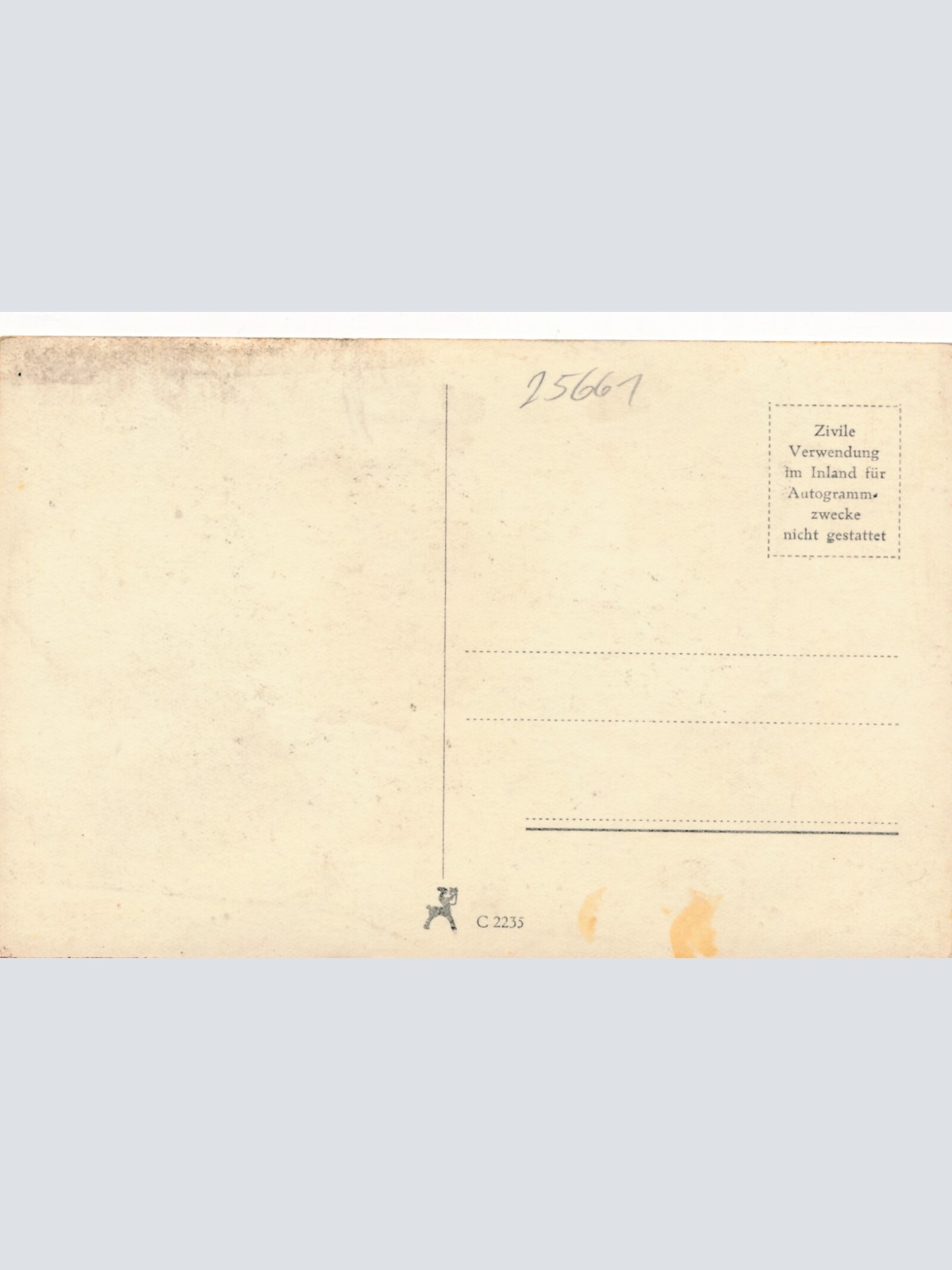 AK, Johannes Heesters (S2200)