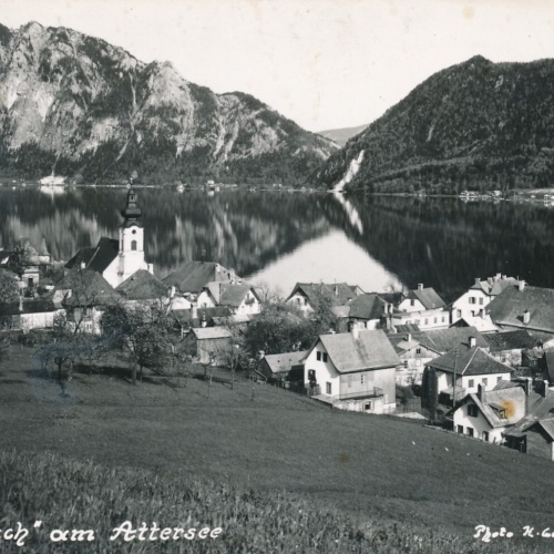 AK aus Unterach am Attersee Oberösterreich Ansichtskarte (8486)