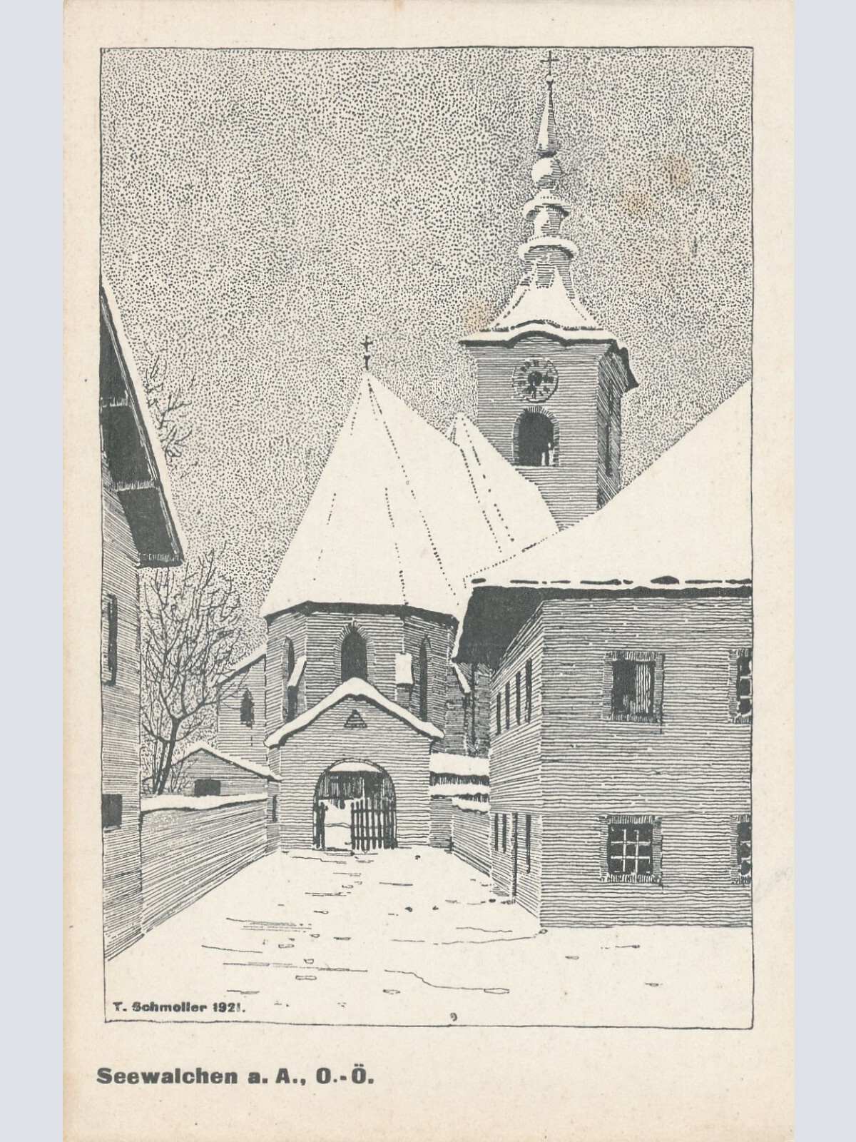 AK aus Seewalchen a.Attersee von T.Schmoller Oberösterreich Ansichtskarte (8487)