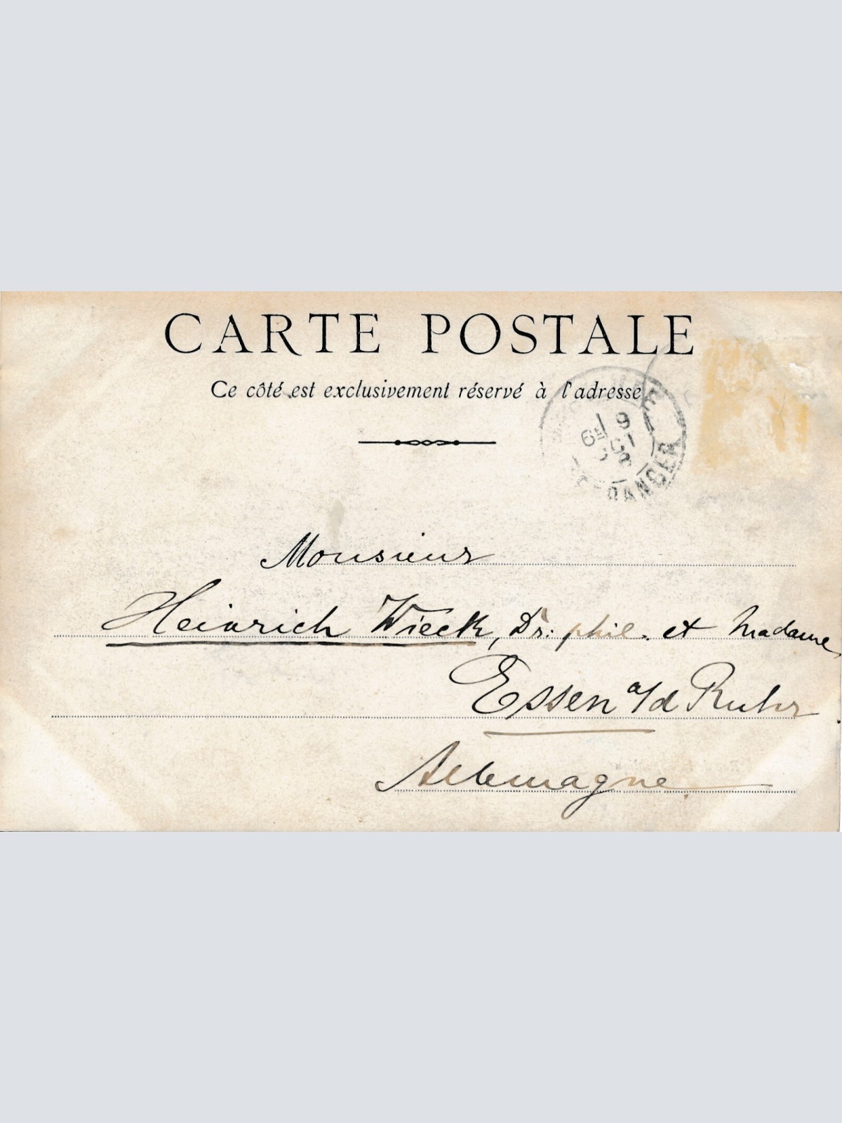 AK aus Marseille Frankreich Ansichtskarte (8627)