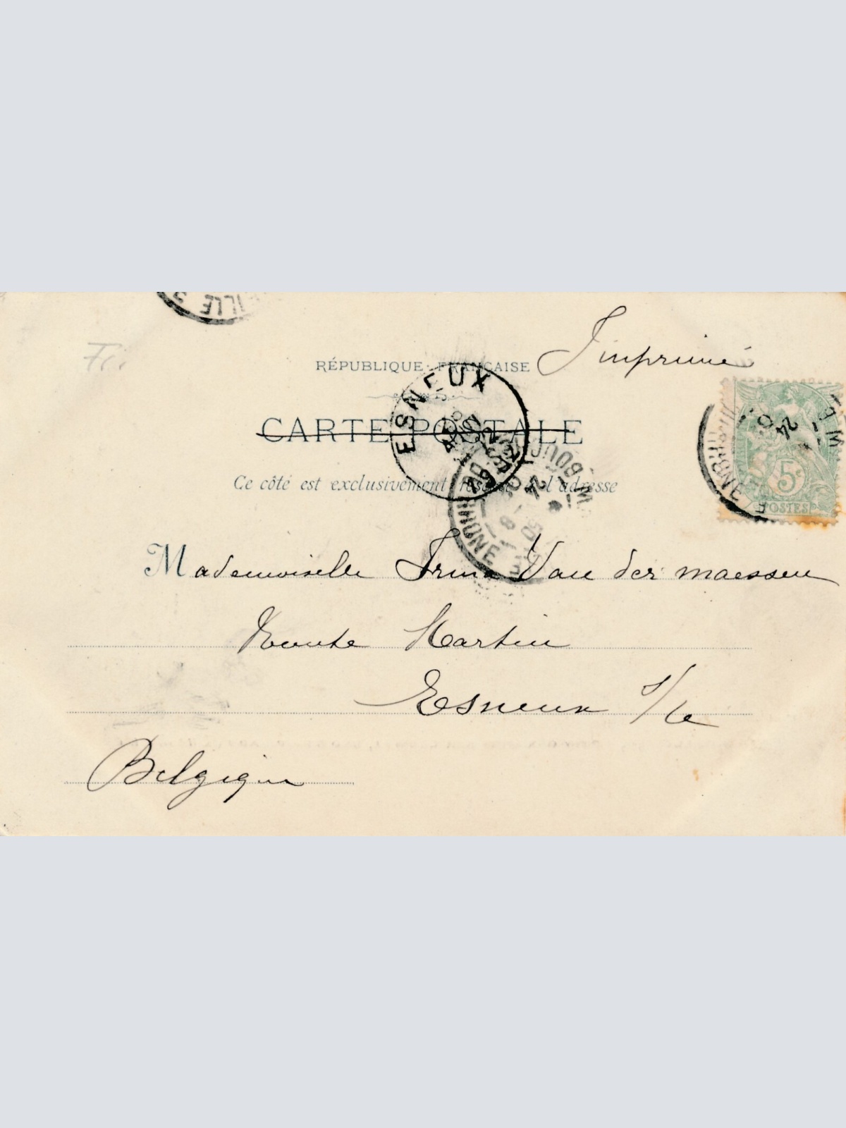 AK aus Marseille am Hafen Piossonnieres Frankreich Ansichtskarte (8590)