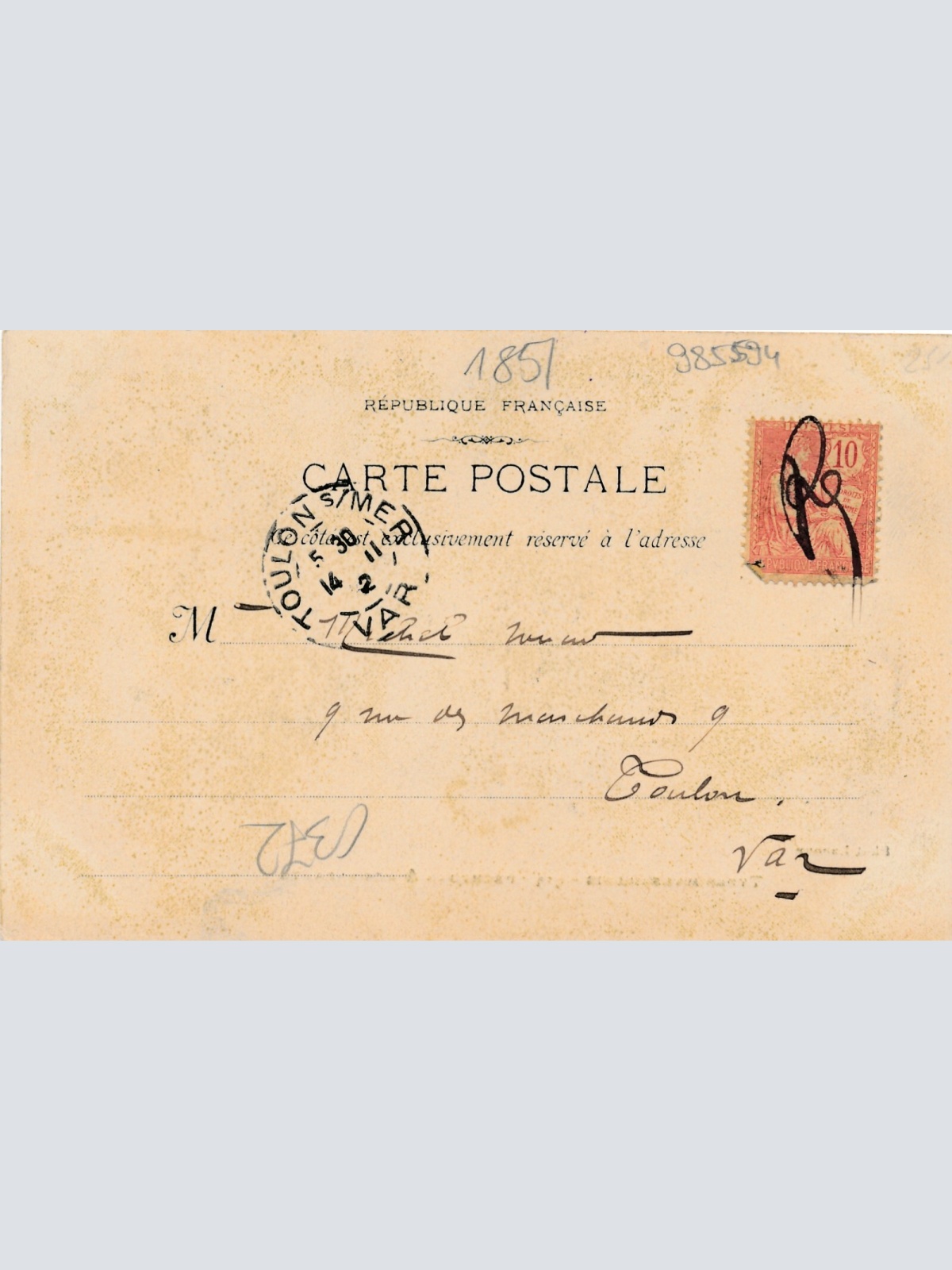 AK aus Marseille am Hafen Frankreich Ansichtskarte (8591)