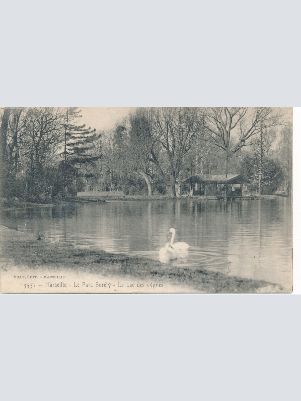 AK aus Marseille im Park Frankreich Ansichtskarte (8595)