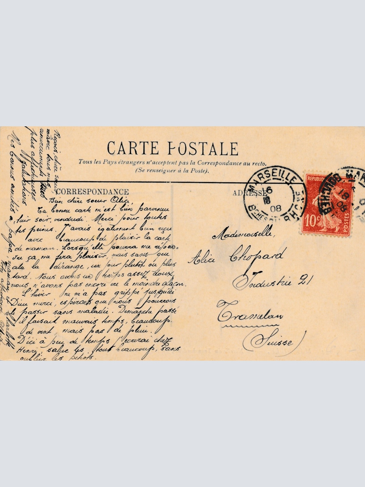 AK aus Marseille Frankreich (6660)