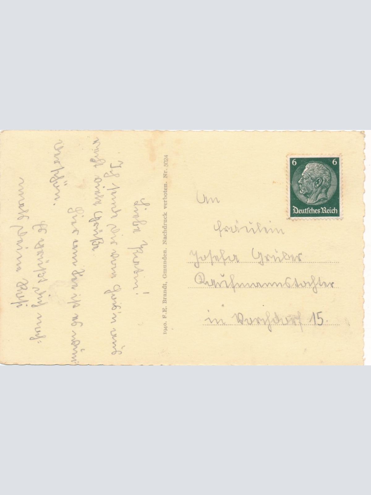 AK aus Gmunden mit Traunstein Oberösterreich Ansichtskarte (8444)