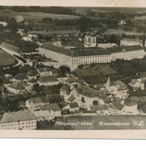 AK aus Kremsmünster Fliegeraufnahme Oberösterreich Ansichtskarte (8916)