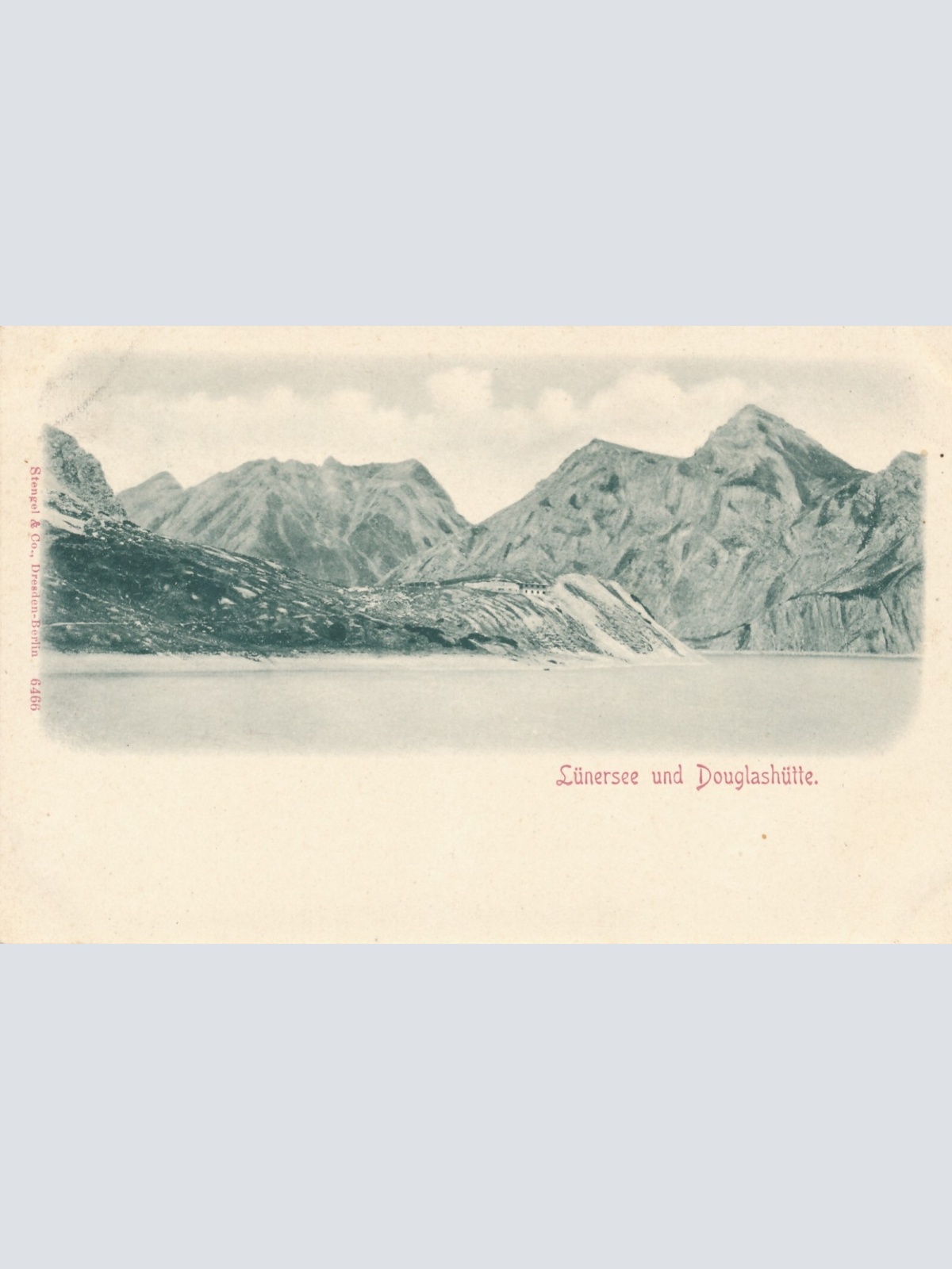 AK vom Lünersee und Douglashütte Vorarlberg Ansichtskarte (8346)