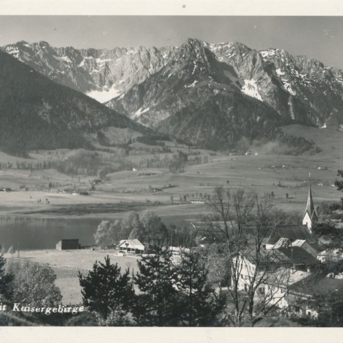 AK, Walchsee mit Kaisergebirge, Tirol (S2247)