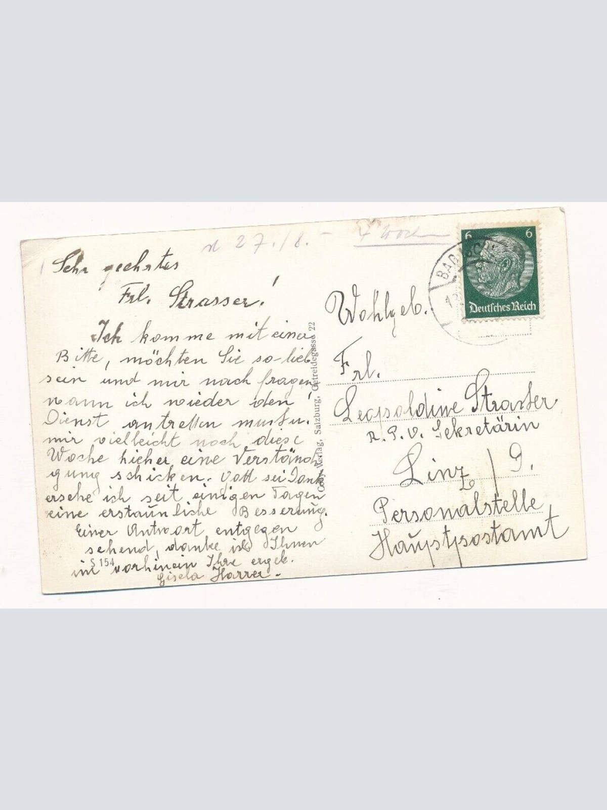 AK aus Bad Ischl Oberösterreich Ansichtskarte (8901)