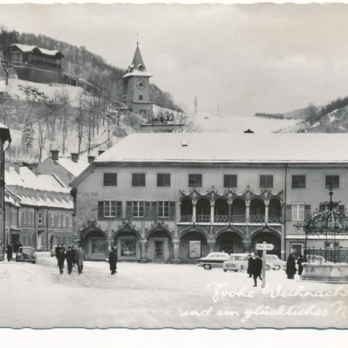 AK Frohe Weihnachten aus Bruck an der Mur (7205)