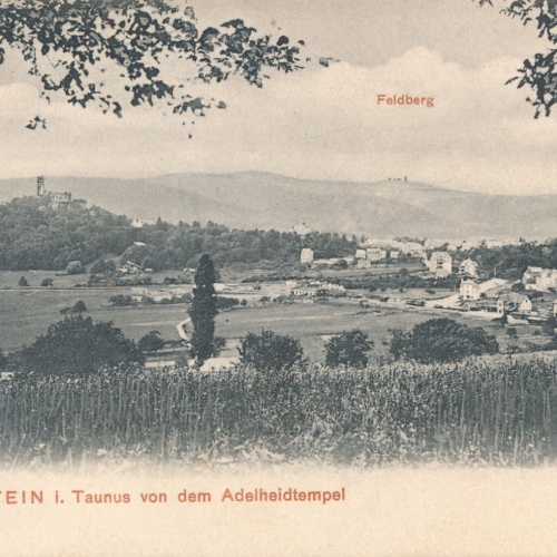 AK, Königstein im Taunus von dem Adelheidtempel, Hessen (S2299)