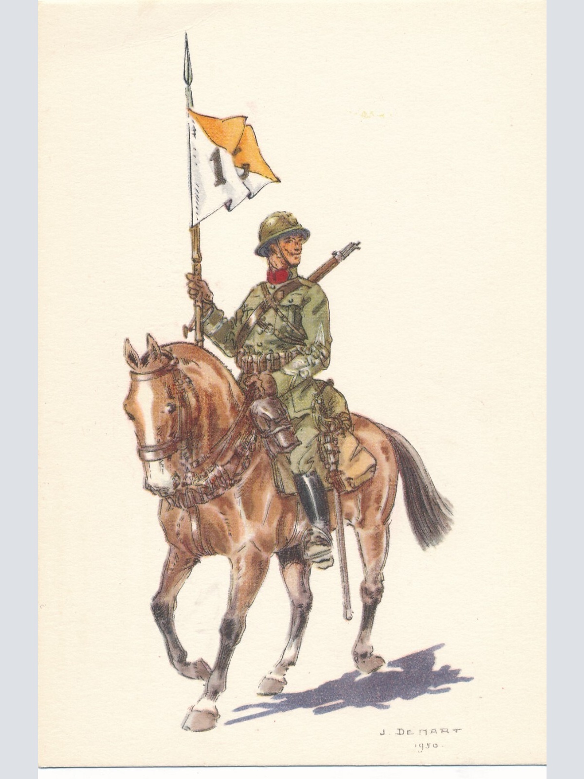 AK Uniform Belgien Gidsen Vaandrig Ansichtskarte (8738)