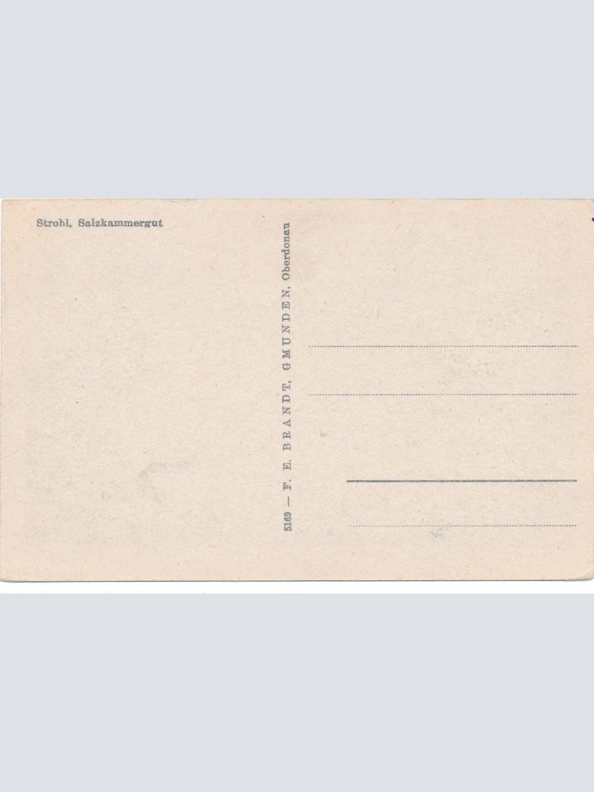 AK aus Strobl Salzburg Ansichtskarte (8816)