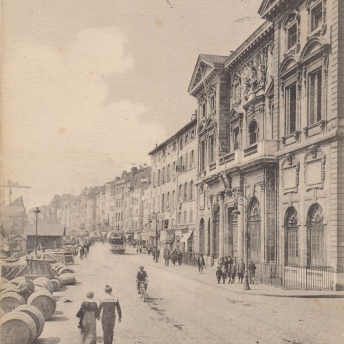 AK aus Marseille Straßenansicht Italien Ansichtskarte (8766)